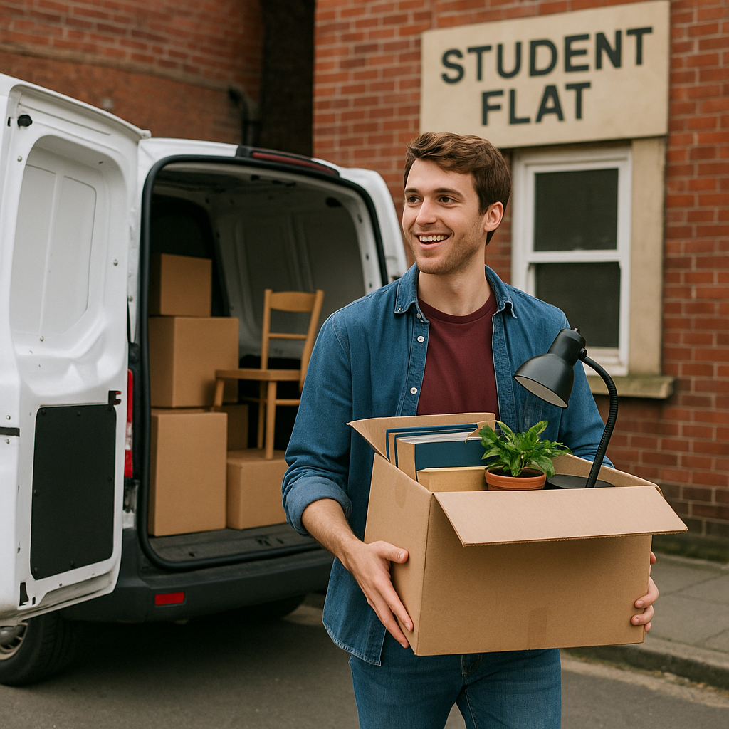 Man Van Student Moving